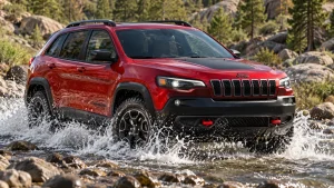 Jeep Cherokee Trailhawk Geri Döndü! 61 Cm Suya Giriyor, Arka Aksı Kilitleniyor