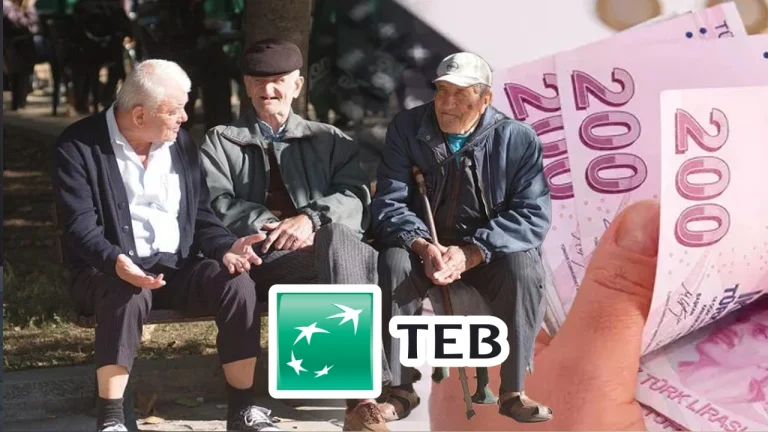 TEB’den Emekliye 21 Bin TL Promosyon! 9 Bin TL İçin 2 Fatura Şartı