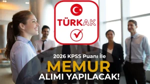 TÜRKAK 70 KPSS ile 7 Uzman Yardımcısı Alacak