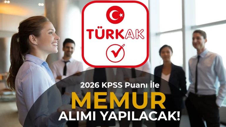TÜRKAK 70 KPSS ile 7 Uzman Yardımcısı Alacak