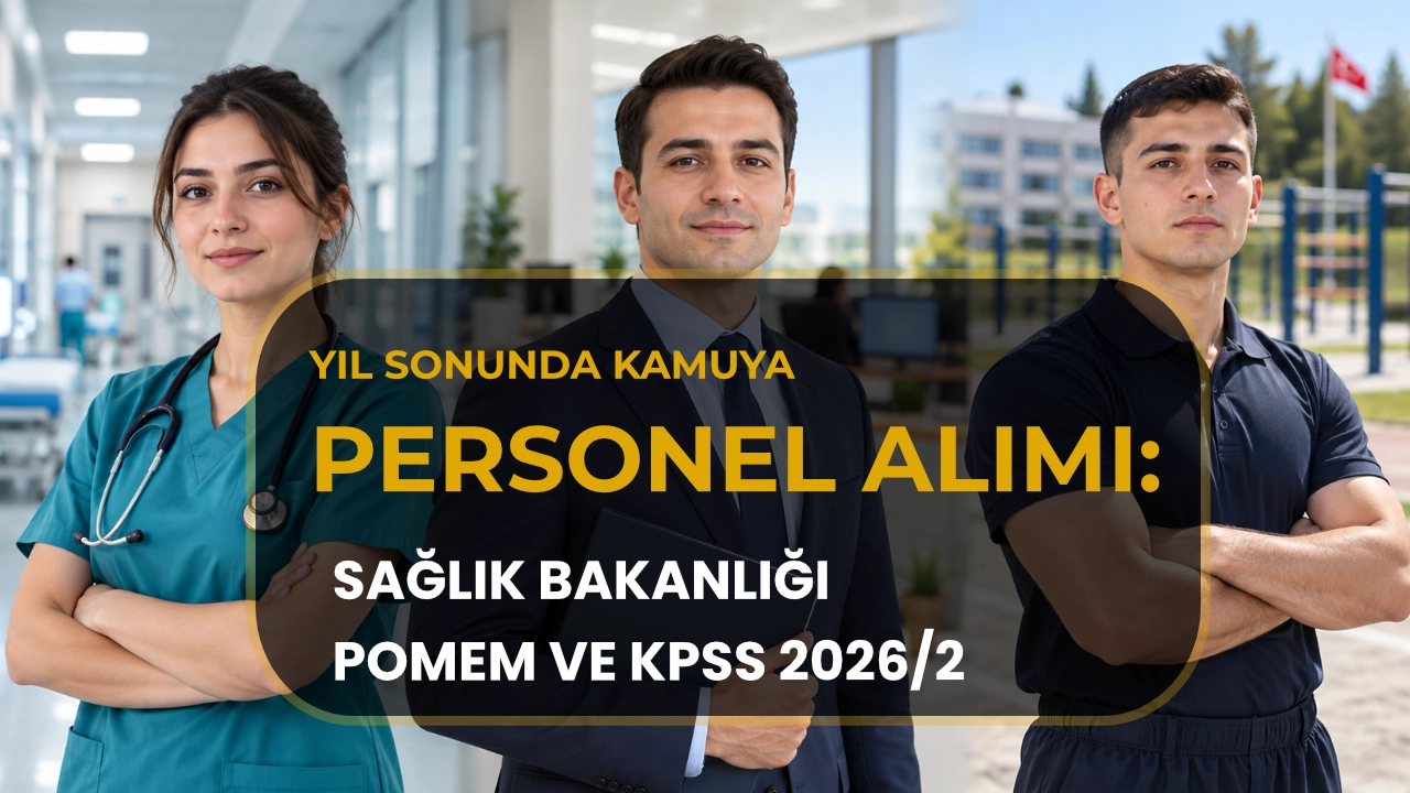 Yıl Sonunda Kamuya Personel Alımı: Sağlık Bakanlığı, POMEM ve KPSS 2026/2