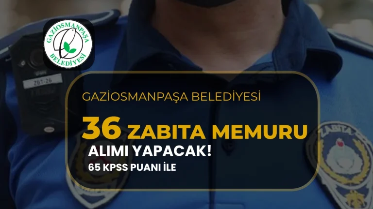 gaziosmanpasa belediyesi 36 zbita memuru alimi