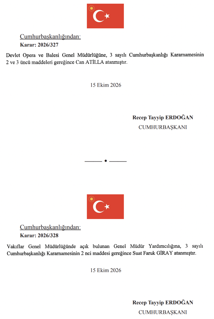 Resmi Gazete 16 Ekim Atama Kararları! 15 İsim Atandı, 2 İsim Görevden Alındı 6 image 29