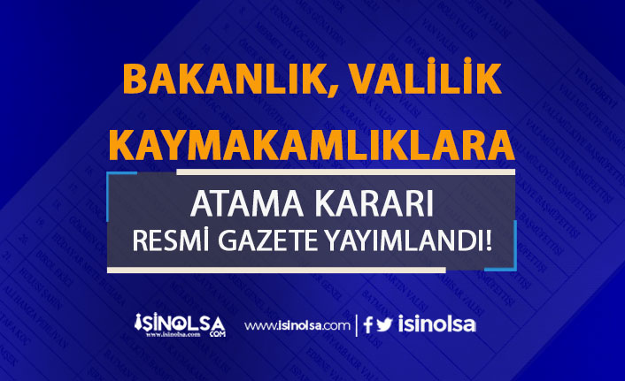 12 Mayıs Resmi Gazete: Valilik ve Bakanlıklara Atama Yapıldı 19 12 mayis resmi gazete valilik ve bakanliklara atama yapildi h41918 b4b93