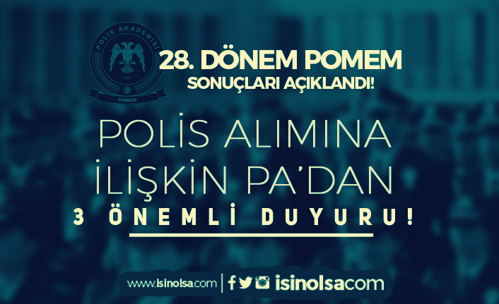 28. Dönem POMEM Sonuçları! PA’dan Polis Alımı İçin 3 Önemli Duyuru 20 28 donem pomem sonuclari padan polis alimi icin 3 onemli duyuru h42118 ceeeb