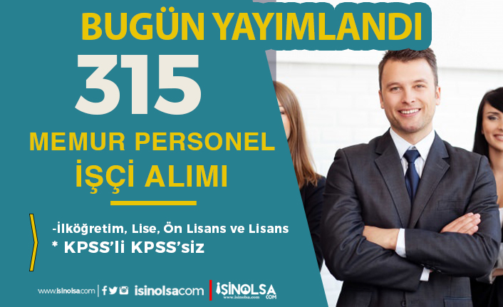 Bugün ( 27 Haziran ) İŞKUR ve Resmi Gazete 315 Memur Personel İşçi Alımı Yayımlandı 23 bugun 27 haziran iskur ve resmi gazete 315 memur personel isci alimi yayimlandi h42222 d79cd