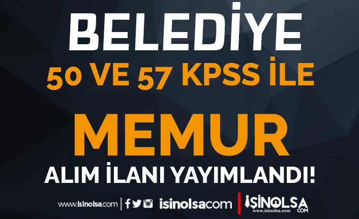 Belediye 50 ve 57 KPSS Puanı İle Lisans mezunu Memur Alıyor ( Şaphane Belediyesi ) 4 belediye 50 ve 57 kpss puani ile lisans mezunu memur aliyor saphane belediyesi h42509 09d58