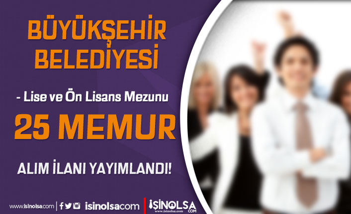 Muğla Büyükşehir Belediyesi 50 KPSS Puanı İle 25 Memur Alımı İlanı - Lise ve Ön Lisans 5 mugla buyuksehir belediyesi 50 kpss puani ile 25 memur alimi ilani lise ve on lisans h42797 29575