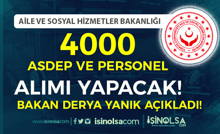 ASHB 2022 Yılı Yeni 4000 ASDEP ve Sözleşmeli Personel Alacak! Bakan Açıkladı! 4 ashb 2022 yili yeni 4000 asdep ve sozlesmeli personel alacak bakan acikladi h42883 8dfe3